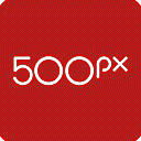 500px摄影社区网站图标