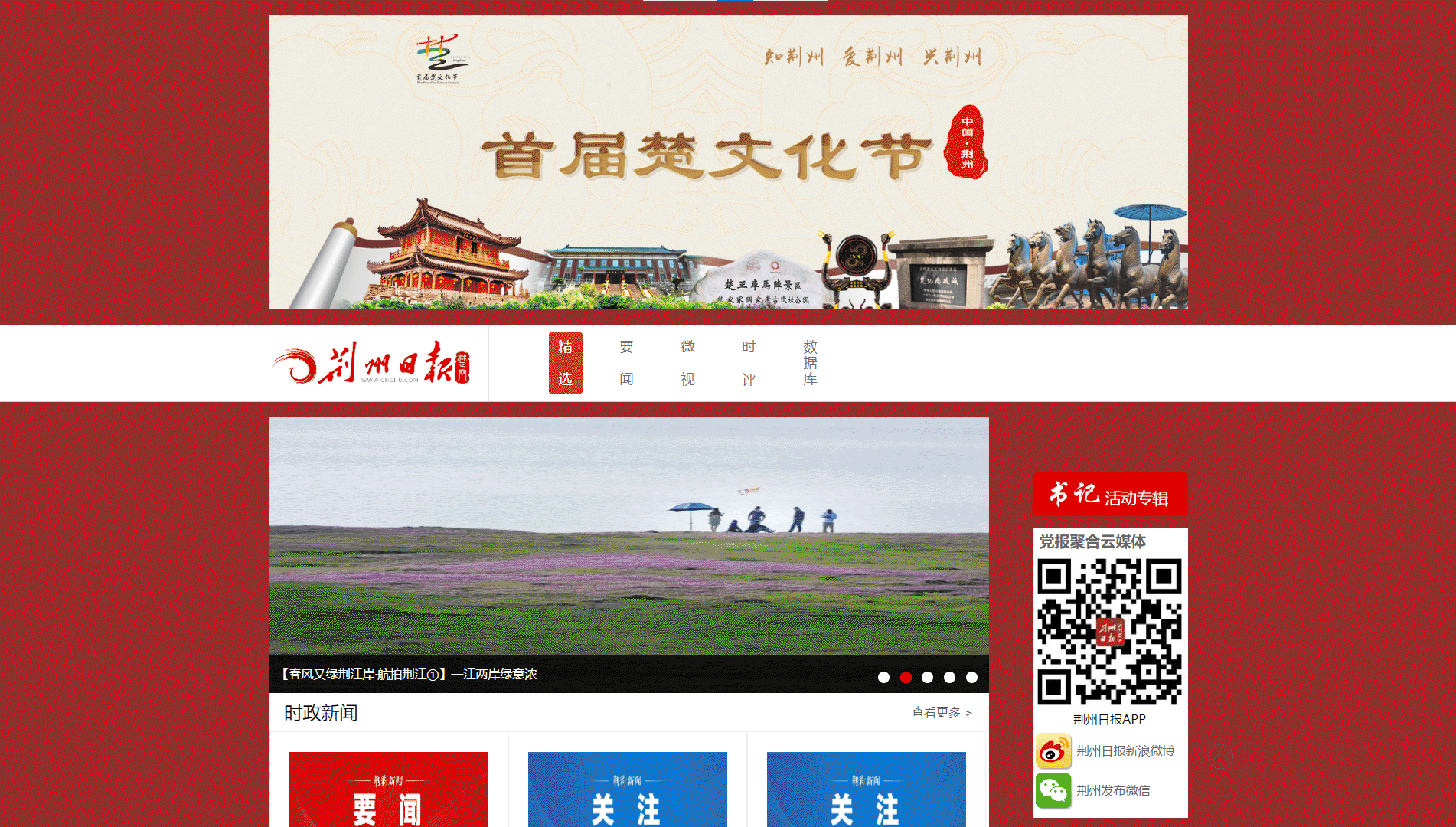 楚网网站首屏快照